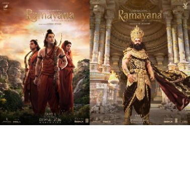 Rocking Star Yash Commands as Ravana While Ranbir & Sai Pallavi Radiate Grace in New Ramayana Posters!