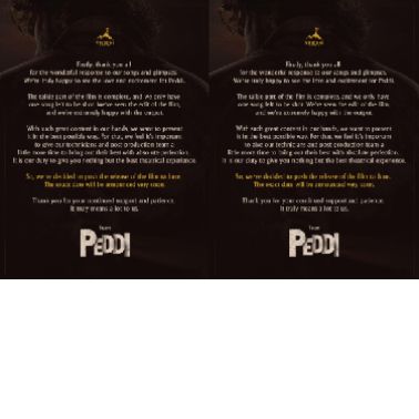 Peedi Postponed: Mega Power Star Ram Charan’s "Peddi" Sets New Release Date for June