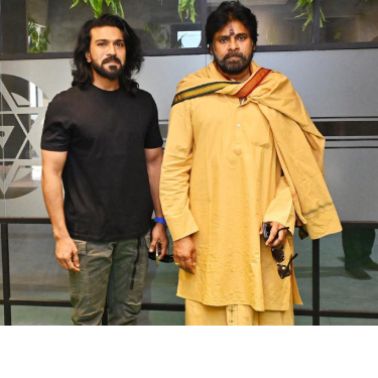 Ram Charan Meets Deputy CM Pawan Kalyan at Janasena Party Headquarters