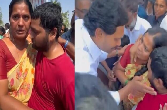 YS  Jagan assures help to a paralysis patient