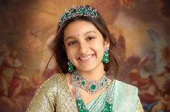 Super Star Mahesh Babu Daughter in Traditional attire