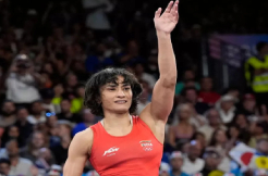 'Vinesh Phogat match' trends as she becomes India’s first female wrestler to qualify for Olympic final