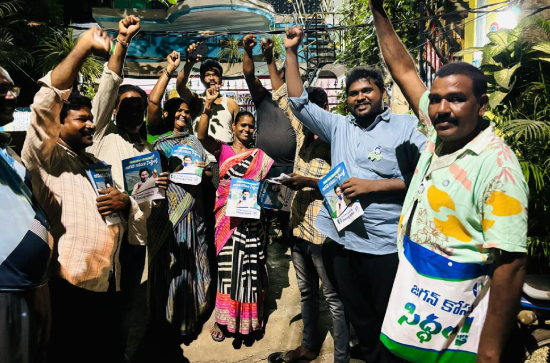 'Jagan Again’ Resounds in Amalapuram, Rajahmundry, and Hindupur Homes