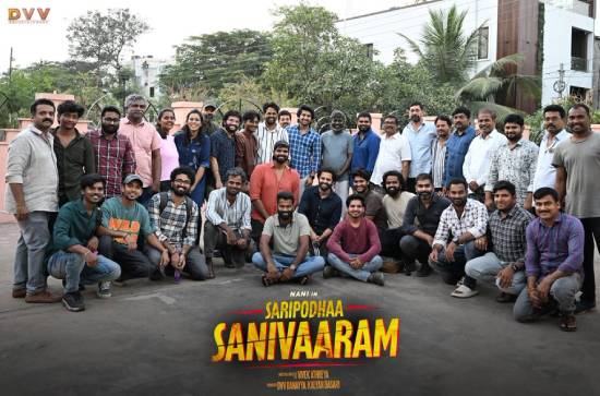 Nani's 'Saripodhaa Sanivaaram' completes a crucial schedule 