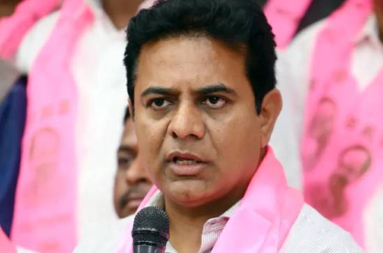 KTR takes a political jibe at Congress over recent power cuts