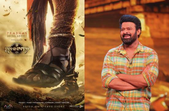 Prabhas starts shooting for epic-scale 'Kannappa'