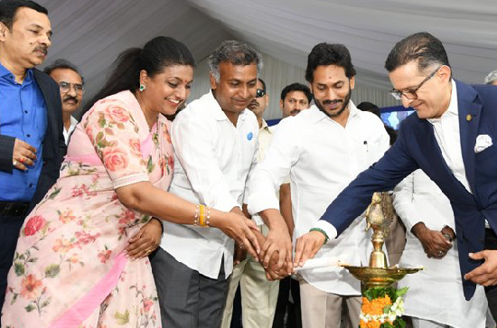Jagan lays the foundation for Oberoi Hotels
