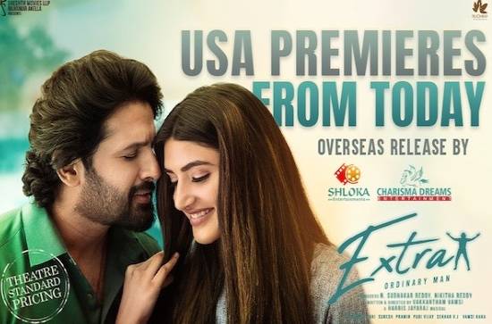 Nithiin's 'Extra - Ordinary Man' sinks in the US 