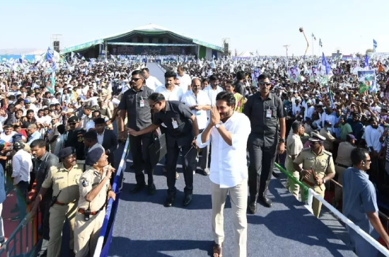 How 40 Lakh crowded Siddham changed YCP's fate?