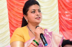 Roja questions Pawan's silence on KCR
