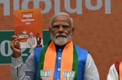 Sankalp Para: BJP releases manifesto for Lok Sabha polls