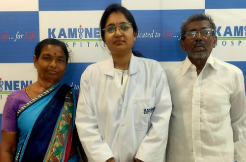 Kamineni Doctors successfully remove a mutton bone stuck near patients heart