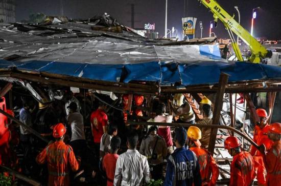 Mumbai: Giant hoarding collapse kills 14, injures 70 