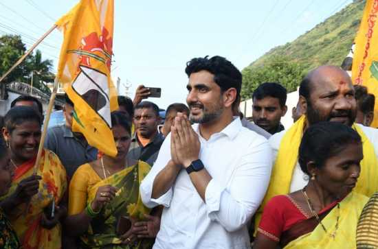 Lokesh's Padayatra resembles Evening Walk