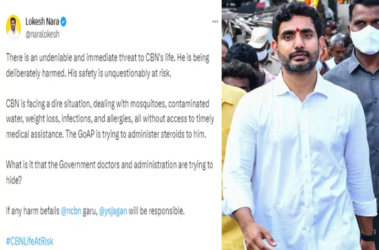 Lokesh's tweet on CBN to be reported to governor?