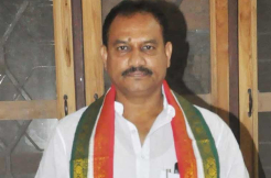 Congress MLC Mahesh Goud criticises BRS for protest on rice grain distribution