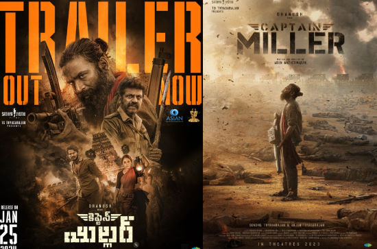 Star Telugu heroes unveil Trailer for Dhanush's 'Captain Miller' 