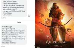 Shocking! Netizens claim 'Adipurush' team is offering bribes 