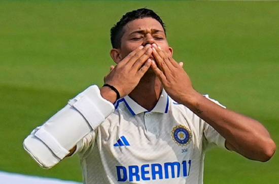 Yashasvi Jaiswal hits second double hundred vs England 