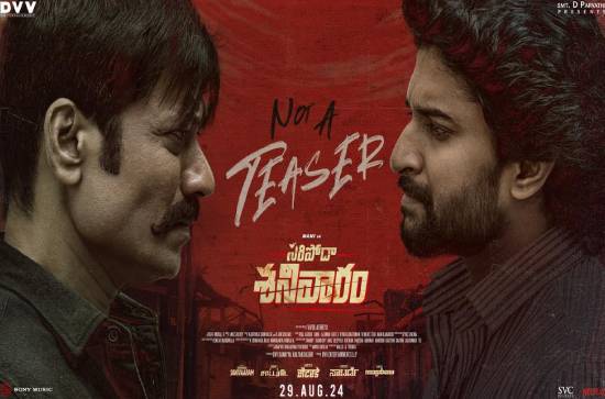 'Saripodhaa Sanivaaram': Not A Teaser video makes a thorough impact!