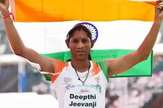 Warangal's Deepthi Jeevanji smashes Para 400m world record