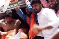 BJYM Leaders' Protest Demanding Job calendar from Revanth Reddy’s Government 