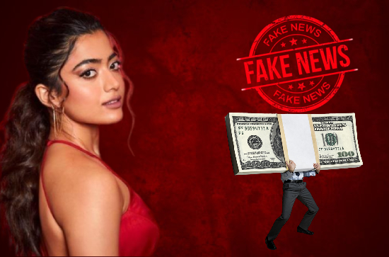 Exclusive- Rashmika's manager duping her worth 80 lakhs is a fake news