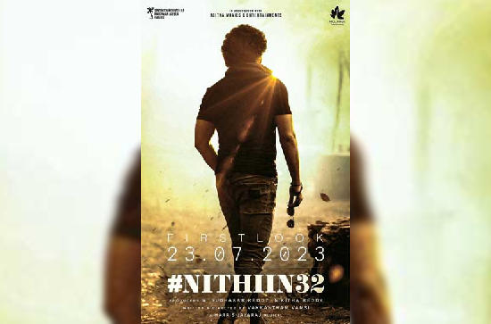 Date for #Nithiin32's first-look release