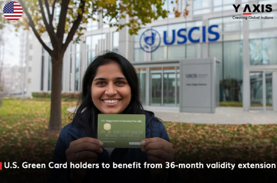 USCIS extends Green Card validity extension to 36 months for renewals 