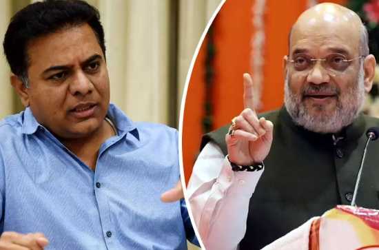 Surprise: KTR to meet Amit Shah