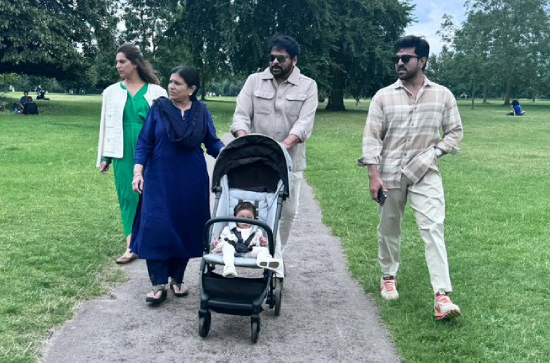 PIC! Chiranjeevi, Ram Charan in Paris with family 
