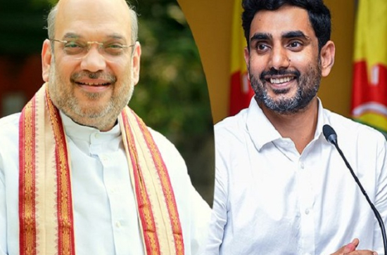 Lokesh's fake elevation on Amit Shah gets exposed