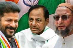 BRS, Congress, MIM in a Triangular love story
