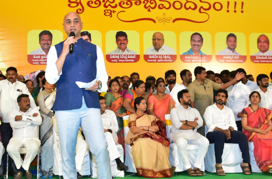 Galla Jaydev quits, no candidate for TDP