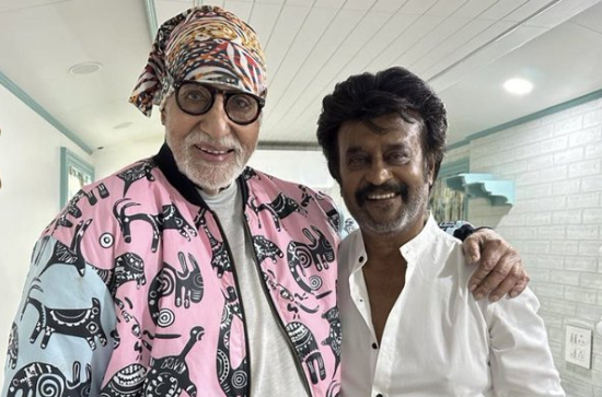 Rajinikanth, Big B exchange glowing online praises 