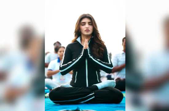Ahead of International Yoga Day, Sreeleela takes part in an event held by Ministry of Tourism
