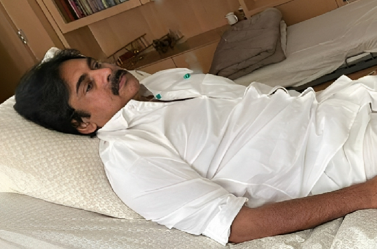 Pawan is down with fever