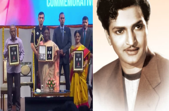 Commemorative coin on NT Rama Rao released by President Droupadi Murmu 