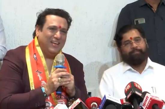 Actor Govinda jumps to the side of CM Eknath Shinde, gets trolled