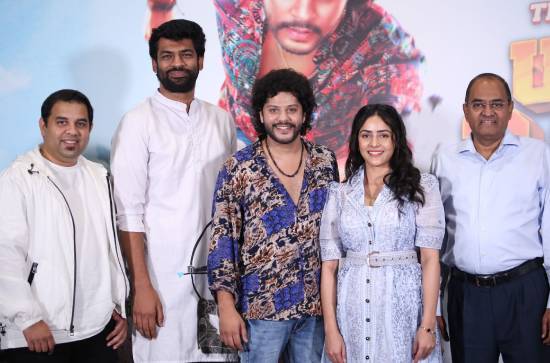 Adivi Sesh unveiled the teaser for 'Uruku Patela,' a grand teaser launch event