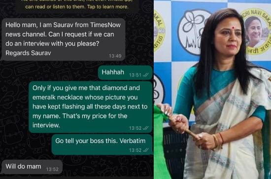 MP to news channel: 'Give me diamond necklace, take my interview' 