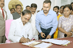 Know the files & policies KCR signed today